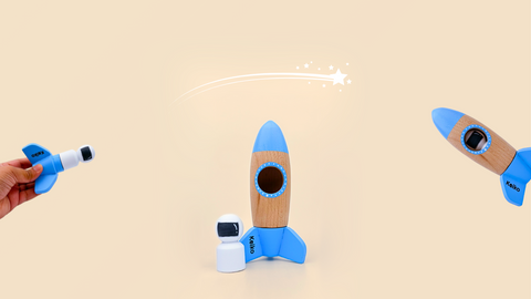 Introducing wooden rocket set